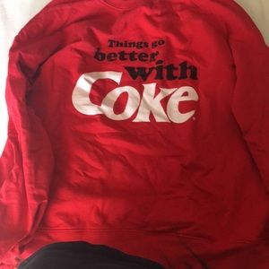 Red Coca-Cola Sweatshirt Women’s Large